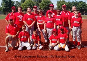 The Longfellow Park Bulldogs 12U Team