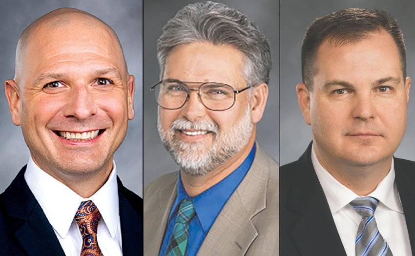 From left, state Rep. Peter Abbarno, R-Centralia, state Rep. Ed Orcutt, R-Kalama, and state Sen. John Braun, R-Centralia.