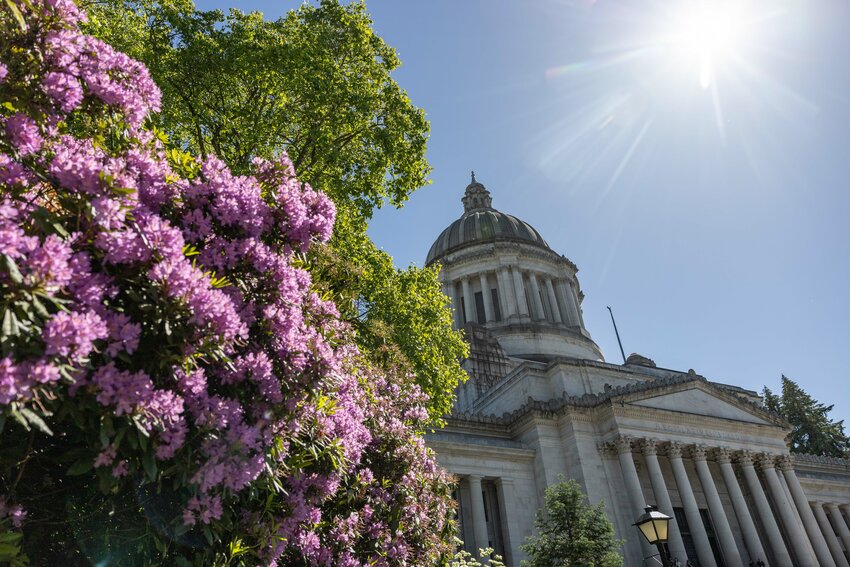 The Washington state Capitol building in Olympia on Thursday, June 6.