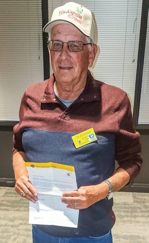 The Ridgefield Lions recently commemorated member Jim Kolshinki&rsquo;s 50-year milestone of service with the club.