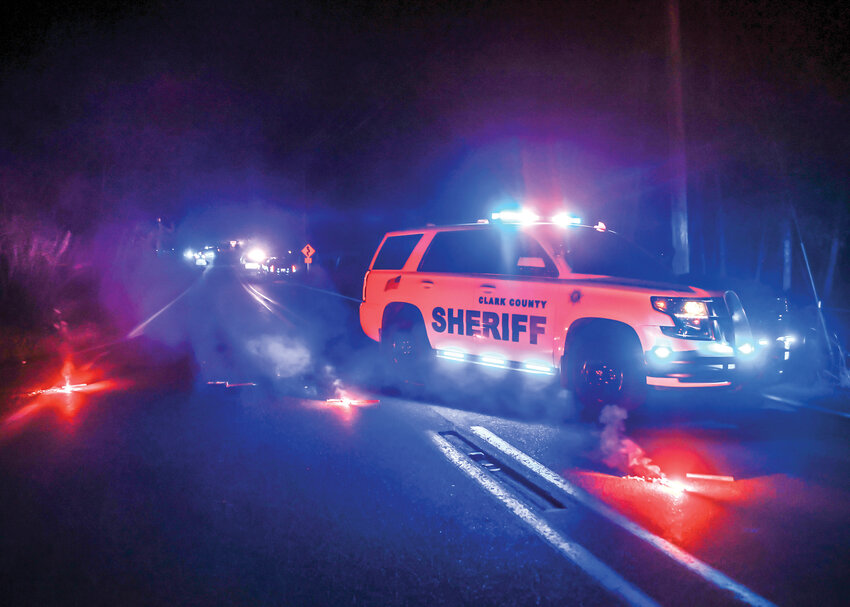One man was arrested and booked for an attempted murder, domestic violence charge, and another man was transported to the hospital after a shooting in the 1800 block of Northeast Beaver Brook Road on Tuesday, Oct. 8. State Route 503 between Fargher Lake and Amboy was closed for over an hour. The suspect, Jeremie Singer, was also booked into Clark County Jail for second-degree unlawful possession of a firearm with bail set at $1 million.