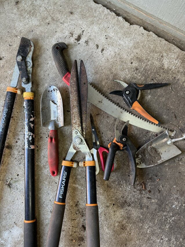 WSU Extension Master Gardener Emily Shue encourages gardeners to clean and sharpen their tools during the winter for a successful spring planting season.