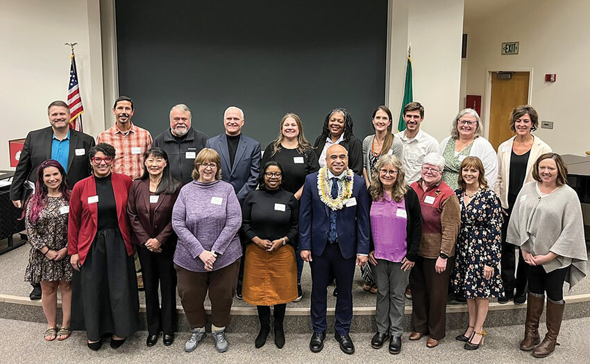 Identity Clark County recently honored 26 teachers and volunteers with the &ldquo;Learn Here Heroes&rdquo; award.