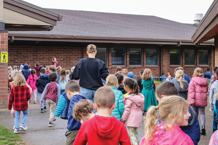 Hockinson Heights Elementary School currently has 924 students enrolled, far exceeding its capacity of just under 600. The Hockinson School District will seek voter approval for a bond measure on the Feb. 11 ballot to fund the construction of a new elementary school, security improvements and a new career and technical education building.