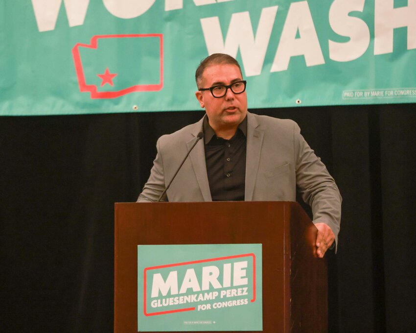 The race for the state senator seat in Washington's 18th Legislative District, which includes Battle Ground and surrounding areas, remains too close to call following preliminary general election results. Democratic candidate Adrian Cortes, pictured, currently leads with 31,735 votes (50.91%), narrowly ahead of Republican Brad Benton, who has received 30,599 votes (49.09%).