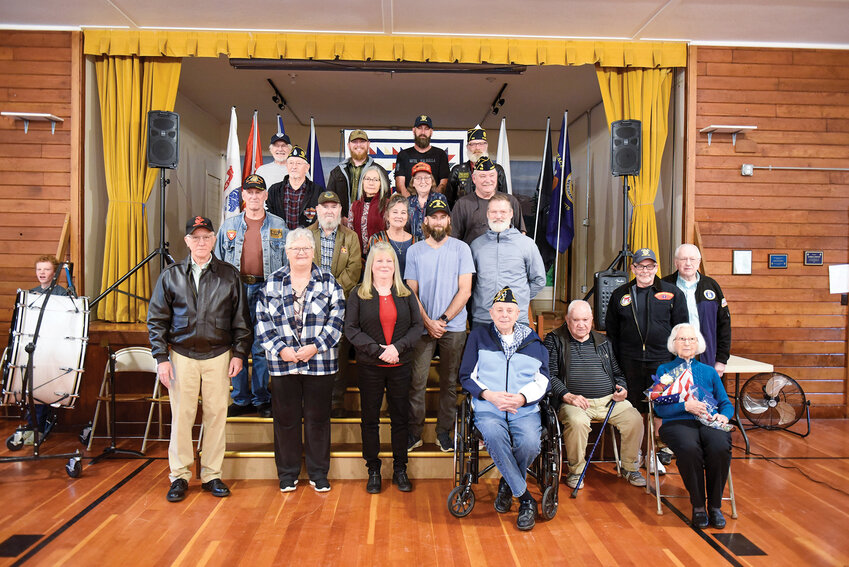 Community members in north Clark County honored 21 veterans at the annual Veterans Day celebration hosted by the North Clark Historical Museum at Mt. Valley Grange #79 in Amboy on Saturday, Sept. 9.