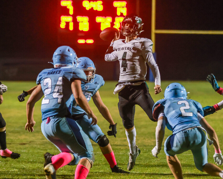 Woodland football star Elijah Andersen was named the 2A Greater St. Helens League most valuable player for the second year in a row.