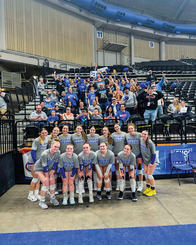 The La Center faithful made Wildcats volleyball head coach Cymany O&rsquo;Brien happy with their support in traveling to Yakima for the 1A state tournament from Friday, Nov. 15, through Saturday, Nov. 16. The Wildcats earned fourth place in the state.