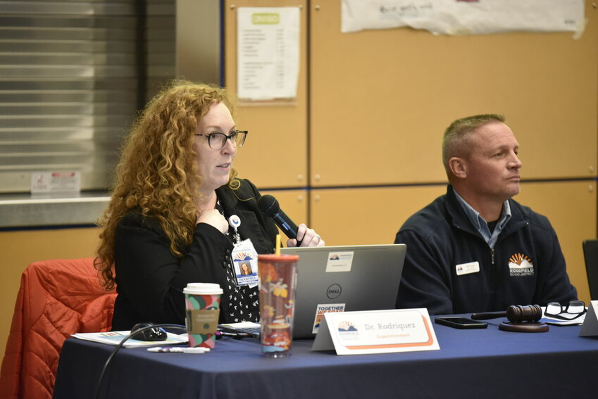 At a Tuesday town hall, Superintendent Jenny Rodriquez emphasized the Ridgefield School District's priority of funding a new elementary school. On Dec. 10, the Board of Directors will vote to propose a levy to partially fund the new school, with the remainder covered by state grants and impact fees. A vote would be held in February.