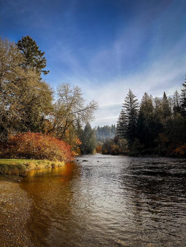 Lewisville Regional Park in Battle Ground, featuring East Fork Lewis River, may be accessed using an annual parking pass issued by Clark County.