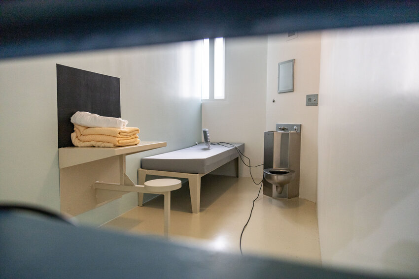 A cell where juvenile residents will be staying is pictured during a tour of Stafford Creek Corrections Center in Aberdeen on Wednesday, Dec. 18.