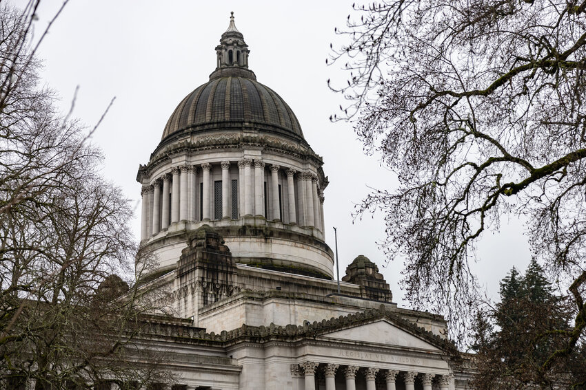 The Washington state Capitol building is pictured in Olympia on Thursday, Jan. 2.