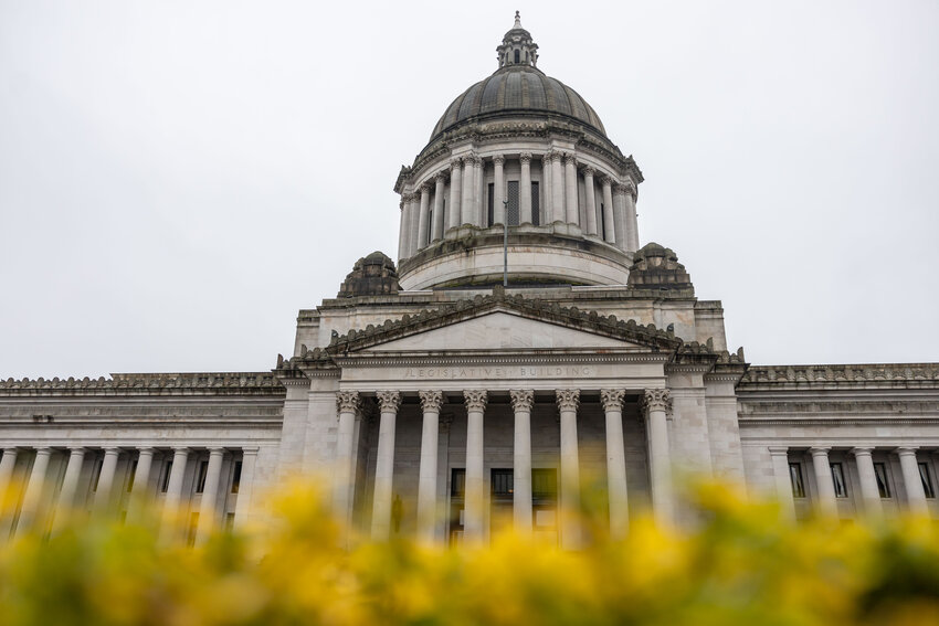 The Washington state Capitol building is pictured in Olympia on Thursday, Jan. 2.
