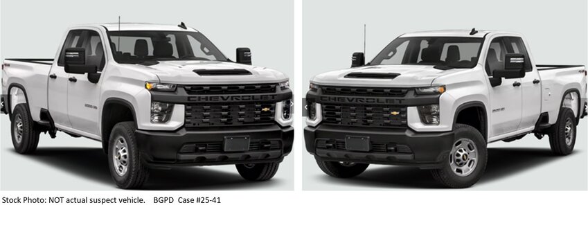 The Battle Ground Police Department provided a stock image of the suspected vehicle type that was involved in a hit-and-run the morning of Jan. 11 in the 3300 block of West Main Street. Note: This is not a photo of the actual suspect vehicle involved in the case.