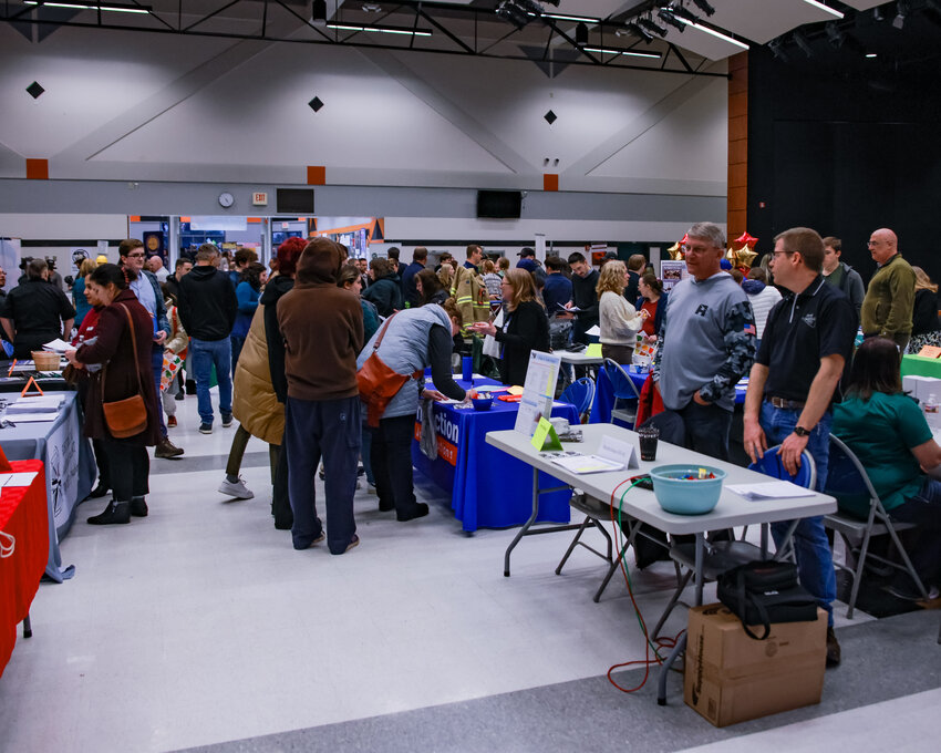 Students, parents and community members attended the eighth annual Industry Fair at Battle Ground High School in 2023.