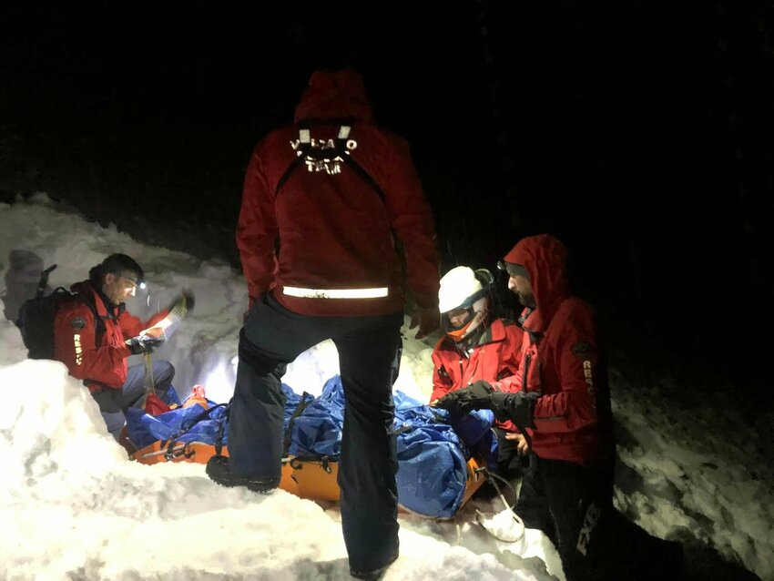 &nbsp;A snowmobiler with a serious leg injury was rescued Monday, Feb. 17, after an avalanche on Mount St. Helens, according to the Volcano Rescue Team (VRT).