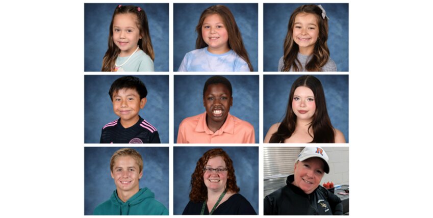The Ridgefield School District recently honored its employees and students for March at the regular Board of Directors meeting. Two employees and seven students were recognized.