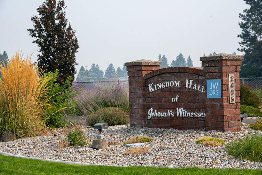 Kingdom Hall of Jehovah&rsquo;s Witnesses on Spokane&rsquo;s South Hill.
