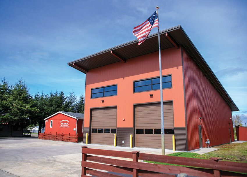 Clark-Cowlitz Fire Rescue's Station 29 in Woodland operates out of a temporary manufactured home for its emergency responders. On April 17, the Port of Woodland unanimously rejected a proposed TIF district, an outcome CCFR Chief John Nohr supported, citing concerns about lost funding for fire and EMS services. A permanent station expansion is planned for late 2025 or early 2026, which Nohr says underscores the need to protect local tax revenue.