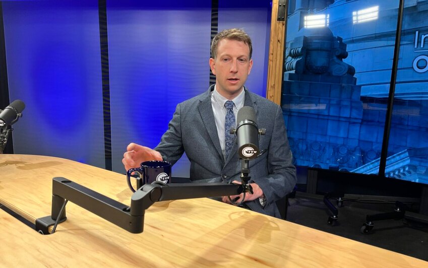 House Majority Leader Joe Fitzgibbon, D-West Seattle, on TVW&rsquo;s Inside Olympia. (Photo courtesy of TVW)