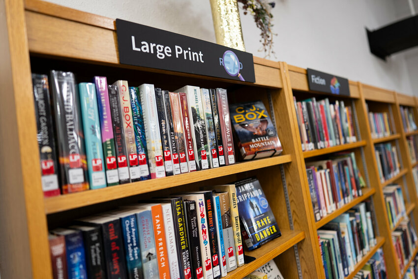 The Washington Corrections Center's library.