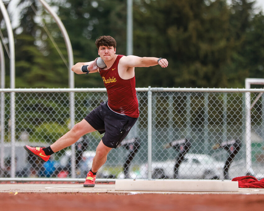 Prairie&rsquo;s Will Foster was named a 3A Greater St. Helens League track and field athlete of the year in the all-league honors after he earned two state titles in shot put and discus.