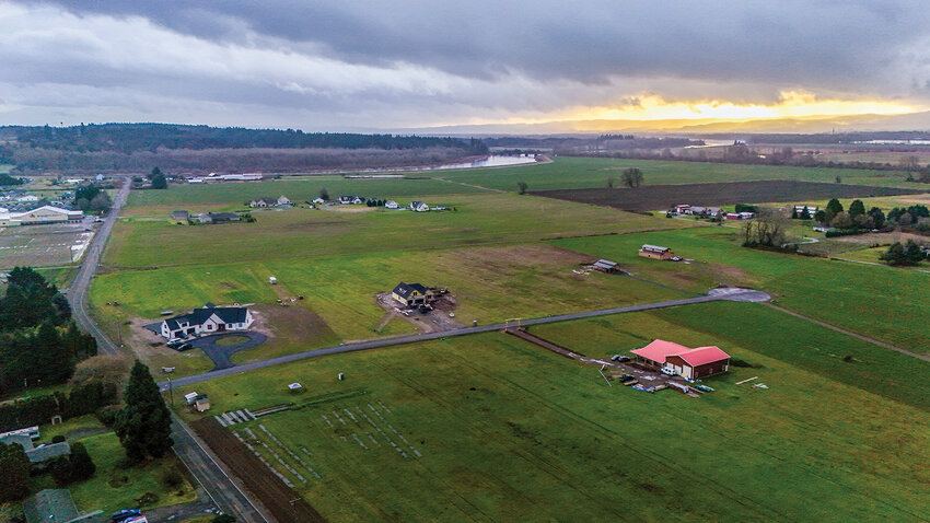 The rural area of the Woodland Bottoms is pictured in late fall of 2024.