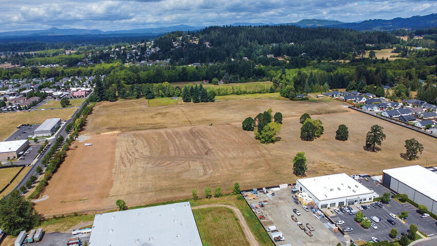 Maddox is proposing development of a 60-acre site into a mix of light industrial, office and civic use spaces, extending Battle Ground Village east. The company&rsquo;s first two buildings, a chapel and conference center, could break ground as early as spring 2026.