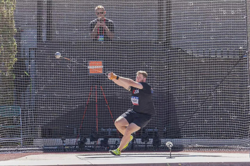 Trey Knight, a 2020 graduate of Ridgefield High School, competed in the men&rsquo;s hammer throw event at the USA Championships in Eugene, Oregon, in July, where he qualified for the 2025 World Athletics Championships in Tokyo, Japan, in September.
