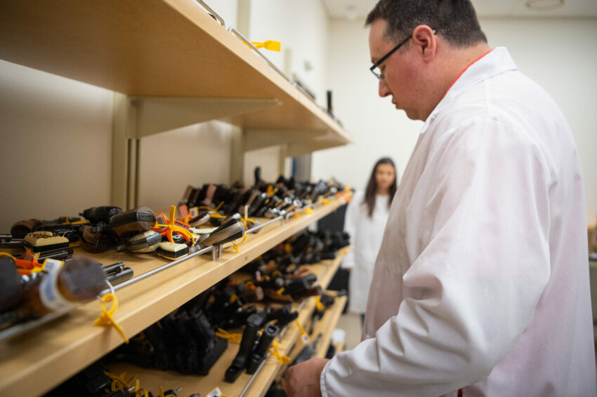 Washington hopes to make strides to reduce a backlog of forensic firearms tests. (Photo provided by Washington State Patrol)