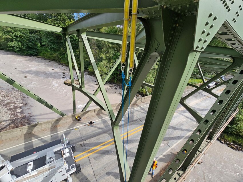 A semitruck crash has left the White River Bridge on State Route 410 closed since Aug. 18.