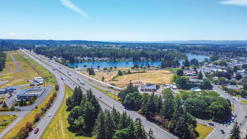 A few hundred residents live within Woodland&rsquo;s Clark County portion, between the south and north sides of Horseshoe Lake. The state&rsquo;s Growth Management Act requires Woodland to accommodate 105 more housing units in the area, which currently hosts 84.