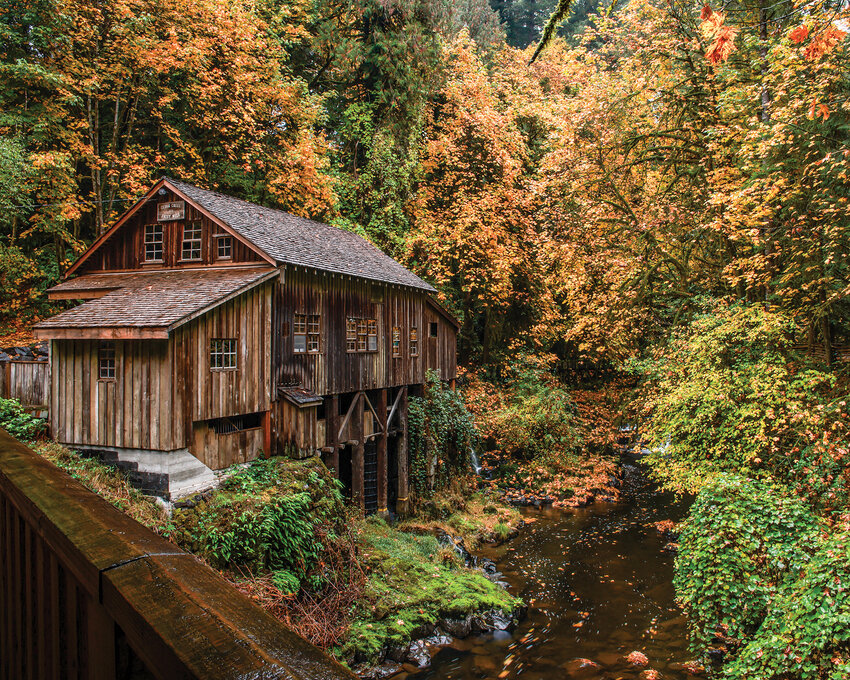 The Cedar Creek Grist Mill fall colors tend to last a little past the anticipated peak time as the maple trees sit at a cooler temperature in the small canyon. This year&rsquo;s peak for the area is anticipated to be around October 20.
