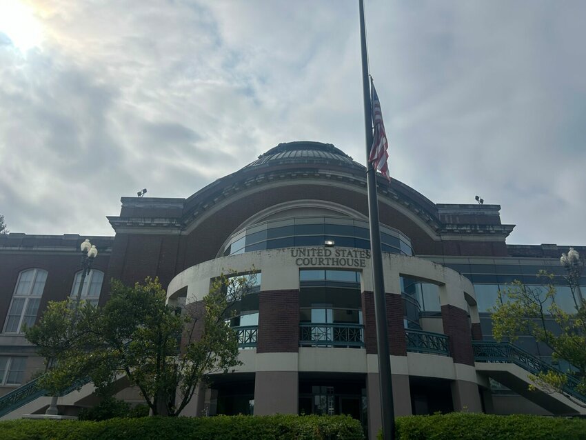 The federal courthouse in Tacoma. (Photo by Jake Goldstein-Street/Washington State Standard