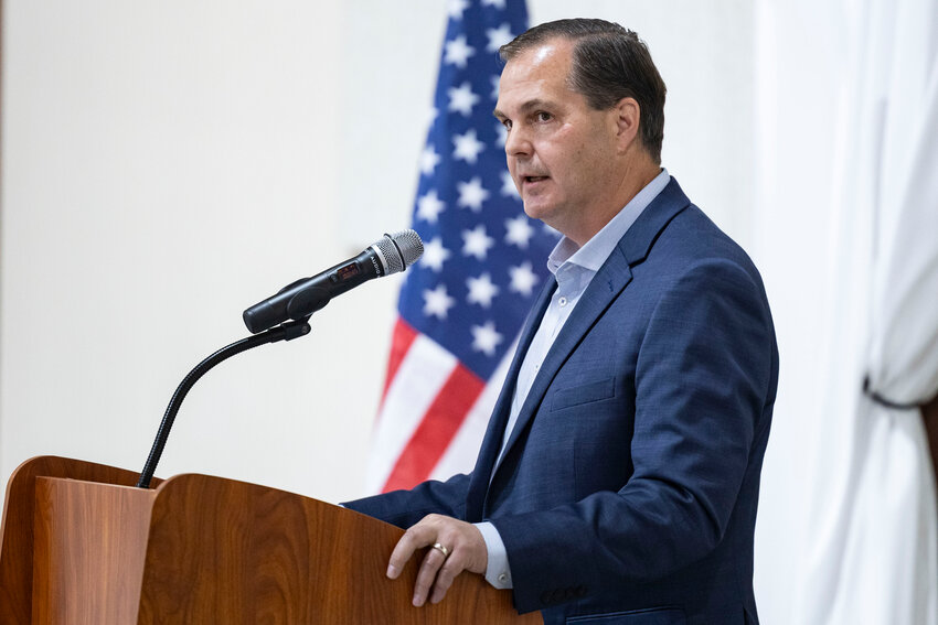 Sen. John Braun of Centralia serves the 20th Legislative District, which spans part of four counties from Yelm to Vancouver. He became Senate Republican leader in 2020.