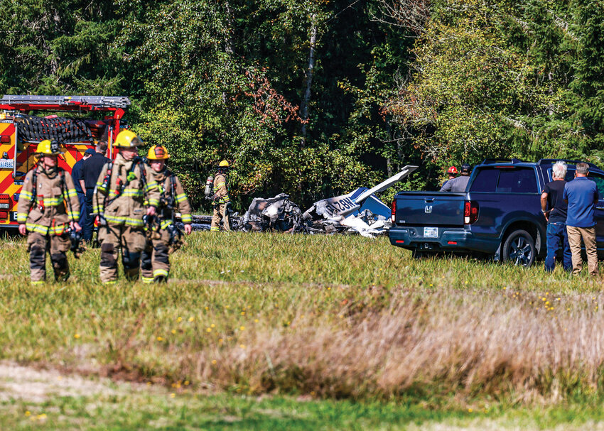 Clark-Cowlitz Fire Rescue has reported that there are no survivors after a small plane crashed and was fully engulfed in flames shortly after 1 p.m., Friday, Sept. 26, at Goheen Airport, a public use airfield with a grass runway north of Battle Ground.