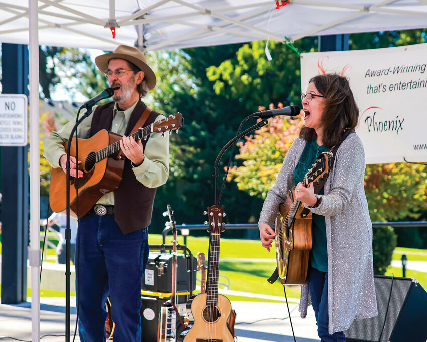 Tim and Kathy Crosby, of the American folk pop duo Phoenix, will again headline at Overlook Park in Ridgefield during the Birdfest and Bluegrass Festival on Saturday, Oct. 4.