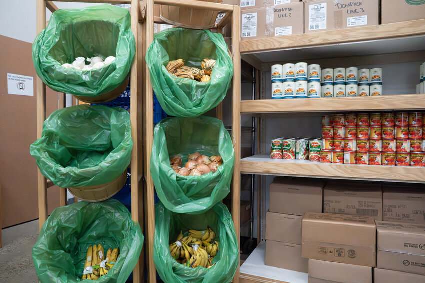 Fruits and vegetables available to clients of the Hope Market/Salvation Army Food Bank in Centralia on Tuesday, Oct. 28.