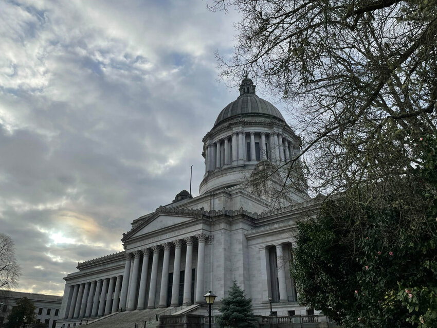 Washington state Capitol on March 7, 2024. (Jerry Cornfield/Washington State Standard)