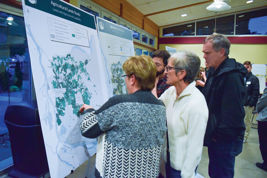 The Clark County Agricultural Lands Study workshop, held on October 28 at the Battle Ground Event Center, provided residents with an opportunity to review maps and data that will inform future land-use decisions.