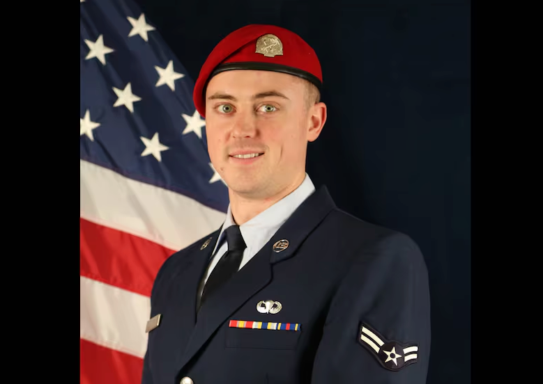 U.S. Air Force Airman First Class Keigan Baker of Longview