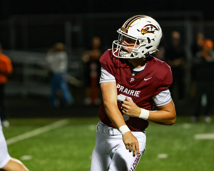 Prairie quarterback Deven Vigue was named the 3A Greater St. Helens League co-offensive player of the year in this year&rsquo;s all-league results.