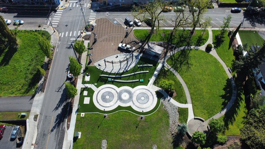 The City of Ridgefield plans to celebrate the official opening of the Overlook Park splash pad with a community celebration in May, 2026.