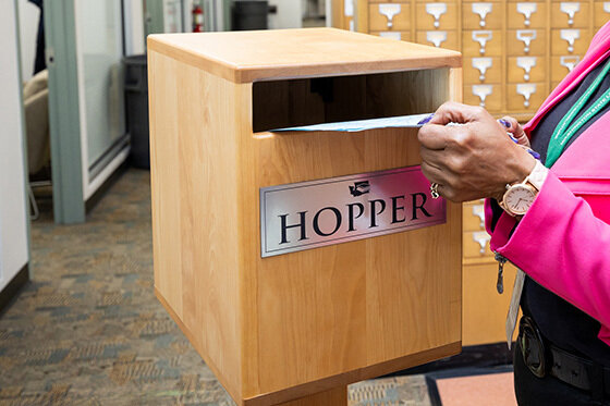 The Hopper is where Washington lawmakers file proposed bill language. (Courtesy of the Washington Legislature)