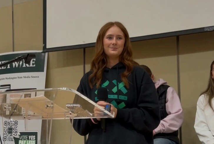 Frances Staudt is a high school athlete in Washington state who refused to play against a team with a transgender player.