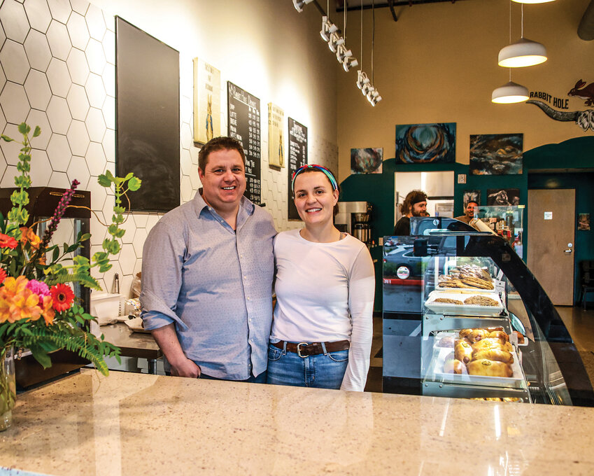 Isaac Taylor and his wife, Francey, recently opened Rabbit Hole Eatery and Coffee near Walmart in Battle Ground.