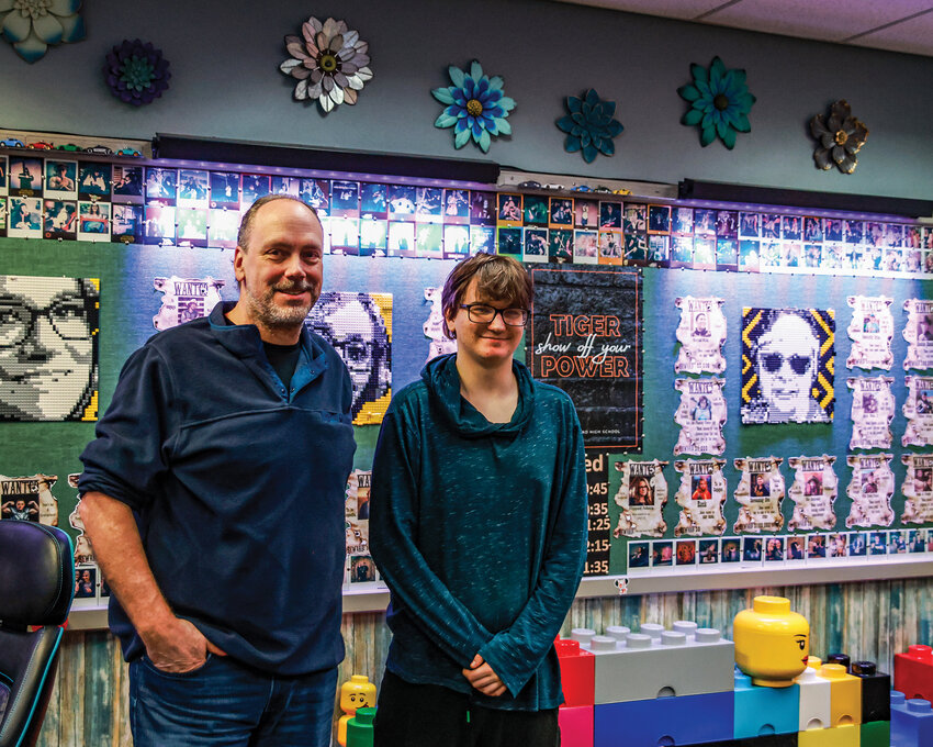 Barry Dehler, a Battle Ground High School teacher, left, has become a possible kidney donor to Jackota Salmi, a Battle Ground High School senior who is on the transplant list due to chronic kidney disease that has been progressing since he was just 10 years old.