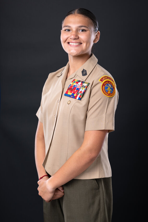 Charlotte Bisila, 16, of the Lewis and Clark Young Marines, has been named Division 5 Young Marine of the Year and will participate in the upcoming National Young Marine of the Year competition.