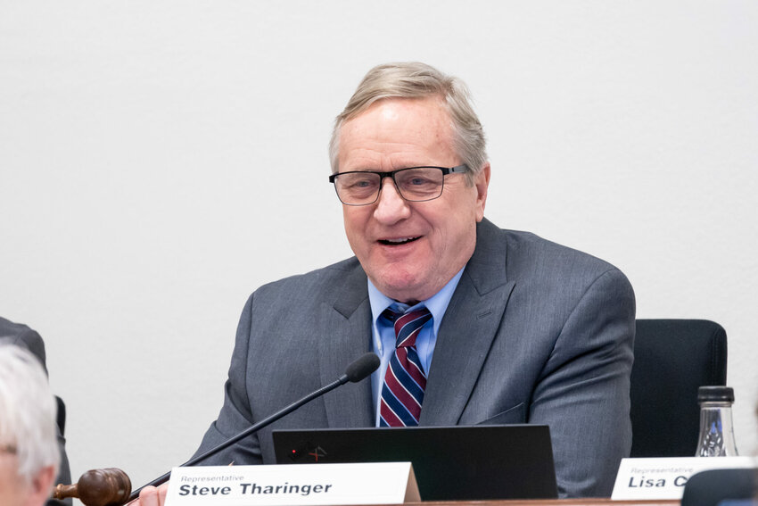 Washington state Rep. Steve Tharinger, D-Port Townsend, chair of the House Capital Budget Committee. This meeting took place on Jan. 19, 2023. (Photo courtesy of Legislative Support Services.)