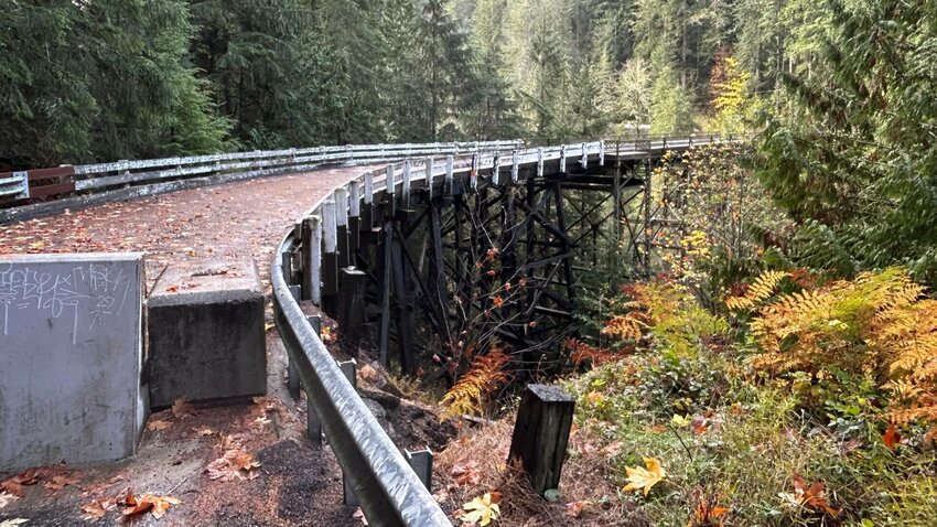 The historic Fairfax Bridge remains closed after the Washington State Department of Transportation shut it down in April 2025 due to decades of deferred maintenance.